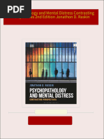 Complete Download Psychopathology and Mental Distress Contrasting Perspectives 2nd Edition Jonathon D. Raskin PDF All Chapters