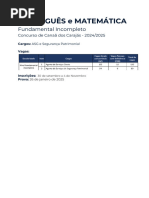 FUDAMENTAL INCOMPLETO - FGV