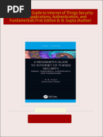 Download ebooks file A Beginner’s Guide to Internet of Things Security-Attacks, Applications, Authentication, and Fundamentals First Edition B. B. Gupta (Author) all chapters