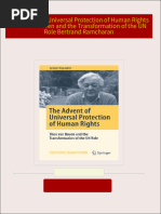 PDF The Advent of Universal Protection of Human Rights Theo van Boven and the Transformation of the UN Role Bertrand Ramcharan download