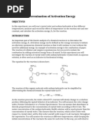 4 - Determination of Activation Energy