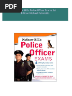 McGraw Hill s Police Officer Exams 1st Edition Michael Palmiotto all chapter instant download