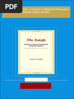 The Jungle Webster s Chinese Traditional Thesaurus Edition Upton Sinclair All Chapters Instant Download