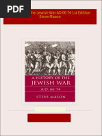 Download A History of the Jewish War AD 66 74 1st Edition Steve Mason ebook All Chapters PDF