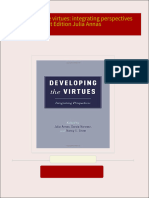 Full download Developing the virtues: integrating perspectives 1st Edition Julia Annas pdf docx