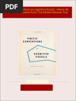 [FREE PDF sample] Poetic conventions as cognitive fossils : where do conventions come from? 1st Edition Reuven Tsur ebooks