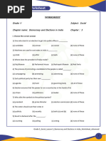 Lesson5_DemocracyandElectionsinIndia_Worksheet_Advanced