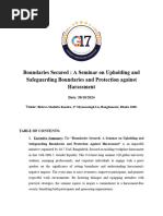 Proposal Letter for Sponsoring, Boundaries Secured - A Seminar on Upholding and Safeguarding Boundaries and Protection against Harassment-(SDG-5) G17 UAC Bangladesh