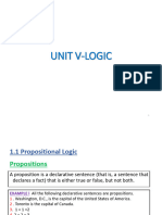 Unit V - Logic