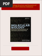 Full Download Molecular Biology Structure and Dynamics of Genomes and Proteomes Zlatanova PDF DOCX