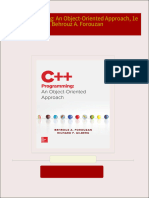 Download C++ Programming: An Object-Oriented Approach, 1e ISE Behrouz A. Forouzan ebook All Chapters PDF