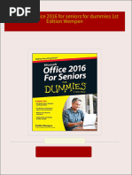 [Ebooks PDF] download Microsoft Office 2016 for seniors for dummies 1st Edition Wempen full chapters