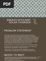 Energy-efficient solar charger