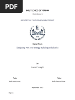 Designing Net Zero Energy Building and District