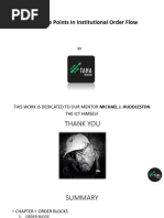 Reference Points in Institutional Order Flow