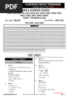 Plan-c Major Test-03 26 March So