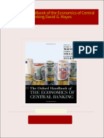 Full Download The Oxford Handbook of the Economics of Central Banking David G. Mayes PDF DOCX