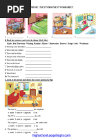 MY ENVIRONMENT 9. WORKSHEET