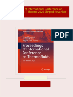 Proceedings of International Conference on Thermofluids KIIT Thermo 2020 Shripad Revankar 2024 scribd download