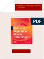 Download Full Risks and Regulation of New Technologies Tsuyoshi Matsuda PDF All Chapters