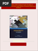 Download Complete Minority Studies (OIP) (Oxford India Studies in Contemporary Society) 2nd Edition Rowena Robinson (Editor) PDF for All Chapters