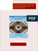 Download Complete Partial Differential Equations Analytical Methods and Applications Textbooks in Mathematics  1st Edition Victor Henner PDF for All Chapters