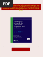 Where can buy Topological Methods for Differential Equations and Inclusions (Chapman & Hall/CRC Monographs and Research Notes in Mathematics) 1st Edition John R. Graef ebook with cheap price