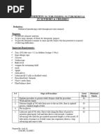 NG Tube (Insertion, Feeding and Removal)