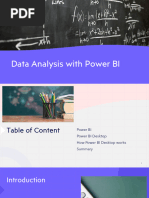 Data Analysis with Power BI