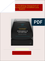 Get Experiments in Life-Writing: Intersections of Auto/Biography and Fiction 1st Edition Lucia Boldrini PDF ebook with Full Chapters Now