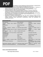 oracle apps sample resume