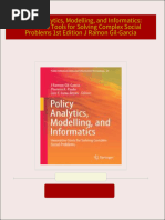 Download Full Policy Analytics, Modelling, and Informatics: Innovative Tools for Solving Complex Social Problems 1st Edition J Ramon Gil-Garcia PDF All Chapters