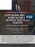 How to Make Sense of Budget-Related Jargon