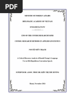 Nguyễn Hữu Thạch- A Critical Discourse Analysis of Donald Trump’s Language Use in 2024 Republican Convention Spee