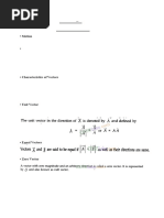 Notes - Motion in a plane