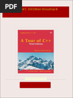 Download A Tour of C  3rd Edition Stroustrup B. ebook All Chapters PDF