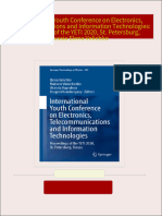 Instant Access to International Youth Conference on Electronics, Telecommunications and Information Technologies: Proceedings of the YETI 2020, St. Petersburg, Russia Elena Velichko ebook Full Chapters