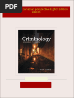 Download Complete Criminology a Canadian perspective Eighth Edition Linden PDF for All Chapters