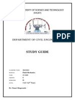  Fluid mechanics STUDY GUIDE