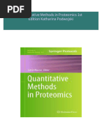 Instant Access to Quantitative Methods in Proteomics 1st Edition Katharina Podwojski ebook Full Chapters