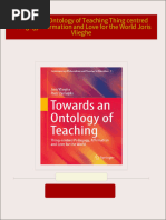 Instant Access to Towards an Ontology of Teaching Thing centred Pedagogy Affirmation and Love for the World Joris Vlieghe ebook Full Chapters