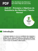 RESMAT 1 - AULA 1 - CONCEITOS INICIAIS