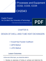 Lecture 5 - Design of Shell-Tube Heat Exchanger