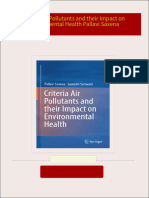 Download Criteria Air Pollutants and their Impact on Environmental Health Pallavi Saxena ebook All Chapters PDF