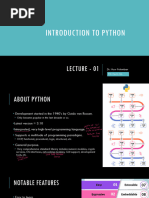 Lecture - 01 - Intro to Python