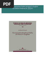 [Ebooks PDF] download Grammaticalisation Paths of Have in English 1st Edition Andrzej M. Łęcki full chapters