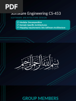 Software Engineering CS-453