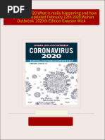 Instant Access to Coronavirus 2020 What is really happening and how to prevent it updated February 12th 2020 Wuhan Outbreak  2020th Edition Grayson Wick ebook Full Chapters