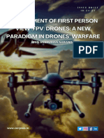 Employment of FPV Drones - A New Paradigm in Drones' Warfare_Brig Anshuman Narang  CENJOWS