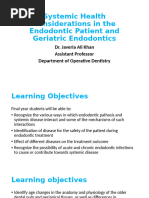 Systemic Health Considerations in Endo